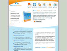 Tablet Screenshot of privacyfusion.com
